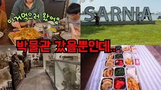 🇨🇦사니아 나들이 갔다가 졸다가 나왔어요/닭가슴살 갈아서 너겟만들어 도시락 싸줬어요