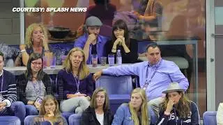 Justin Timberlake & Jessica Biel Kiss and Flirt at US Open 2017