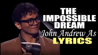 THE IMPOSSIBLE DREAM LYRICS SONG BY ANDY WILLIAMS IN STYLE OF JOHN ANDREW RAS #video #trending