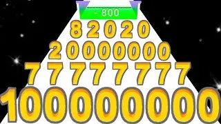 Join Numbers (vs) Hole Merge Run - Level Up Number (ASMR, Math Game) New Update