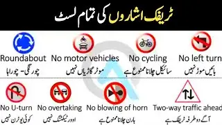All list of traffic signs | Well-trained driver