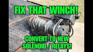 Winch Solenoid conversion / replacement.