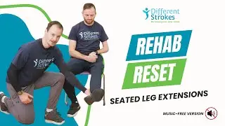 Rehab Reset Seated Leg Extensions &ndash; Strengthen Your Legs & Improve Mobility - Without Music