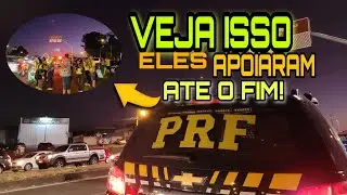 OLHA ISSO PRF Foi AT&Eacute; o final com os manifestantes MANIFESTA&Ccedil;&Atilde;O  15/11 QG forte Pinheirinho !