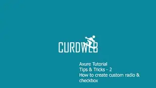 Axure tricks 2 | Custom Radio & Checkbox in Axure
