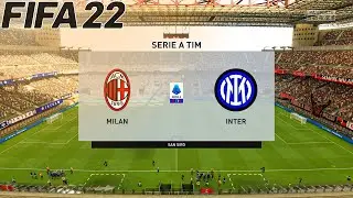 FIFA 22 - AC Milan vs Inter Milan | Serie A TIM 2021/2022 | Gameplay & Predictions