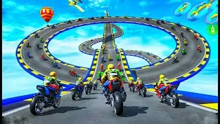 🔥 Impossible Sky Bike Stunt 😱 Extreme Bike Racing Gameplay | RD.GAMING