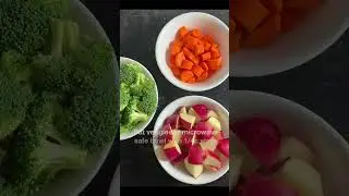 EASY Microwave Vegetables 🥕🥦 #shorts