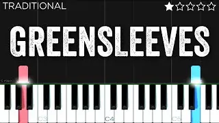 Greensleeves | EASY Piano Tutorial