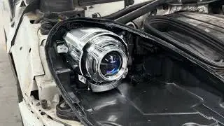 porsche macan headlight solution projector upgraded and details tutorial video
