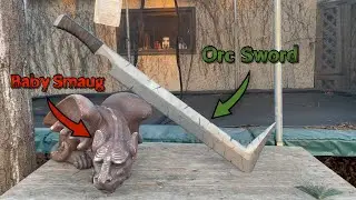 Making an Uruk-hai Orc Sword from Lord of the Rings out of Pallet Wood