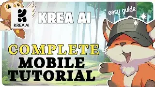 Krea AI Tutorial for Mobile - Create AI Art on Your Phone