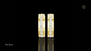 Timeless Sparkle Diamond Hoop Earrings#usa#ivevarluxury #Viral#Trending#FYP#Viral#Viralvideo#Earring