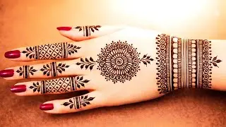 Mehndi design very easy | Mehndi ka design | Mehndi design simple | Mehndi design back side 