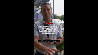 Trump&rsquo;s US Open attendance causes security nightmare