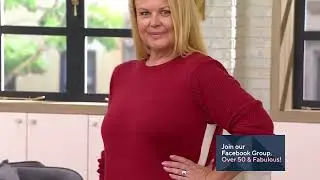 Peace Love World Crew Neck Side Slit Tunic/Dress on QVC