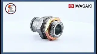 Eye Iwasaki Pipe Swivel Adapter | Durable Precision Connector for Hydraulic & Pneumatic Systems