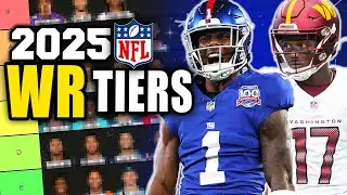 Top 40 Wide Receiver Rankings for 2025 Fantasy Football