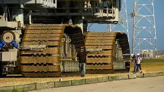 Artemis 1 Post Launch Rollback of Mobile Launcher to VAB | Mammoth Rocket Crawler-Transporter