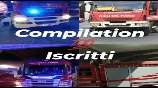 100 Iscritti - Compilation Vigili del Fuoco Catania