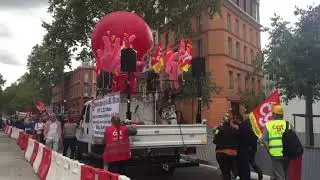 #Toulouse #manifestation #CodeDuTravail  Macron tes #ordonnances soignent patrons 12 09 2017