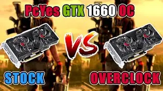 GTX 1660 Stock VS Overclock on SIX GAMES!!