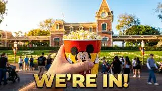 WALKING INTO DISNEYLAND FROM SOUTH HARBOR BLVD