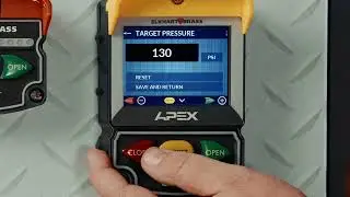 Setting A Target Pressure Window - APEX (Elkhart Brass)