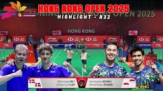 William Kryger Boe/Christian Faust Kj&aelig;r (Den) Vs Sabar/Reza(Ina) | Hong Kong Open 2025 | Qual