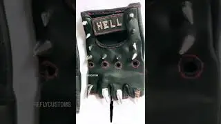 I Made 1/1 Custom Leather GLOVES! 😱