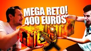 EL MEGA RETO DE 400 EUROS!! | EL RETO DE LAS 10 CAJAS | bysTaXx vs byAbeeL | CSGO