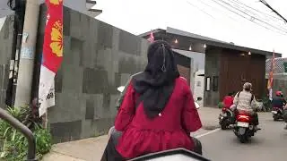 Suasana jalan sore dari Graha Raya sampai Pondok Maharta via jl.Haji Basir | Tangerang