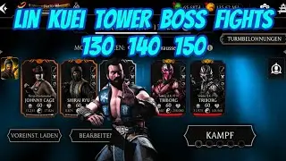 Mk mortal kombat mobile lin kuei tower boss fights 130 140 150 with silver subzero