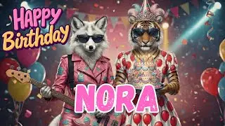 NORA Happy Birthday Song - Happy Birthday to Nora