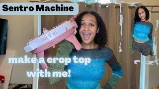 Making a Crop Top on The Sentro Knitting Machine