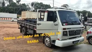 Dando um grau na injeção do caminhão 8-150 ficou envenenado 