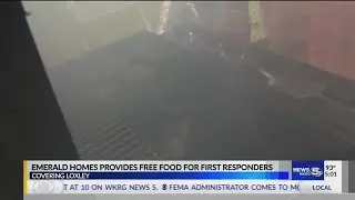 VIDEO: Free Food for First Responders
