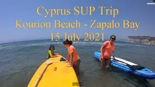 Cyprus SUP Trip 2021: Kourion Beach - Zapalo Bay