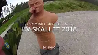 HV Skallet 2018 skarpstridsskytte Pistol