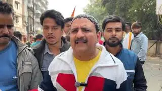 फ्लाईओवर निर्माण कार्य दुबारा शुरू होने के खुशी में कांग्रेस कार्यकर्ताओं ने बांटा लड्डू