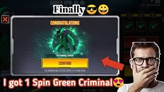 i got 1 spin Trick green criminal|Riader spin event Freefire|Pakistan server new event in freefire