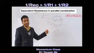Resultant resistance of two resistances in parallel combination #viral #education #automobile 