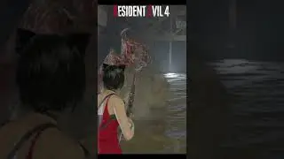 Sniper kayu vs Black robe difficulty Professional | Re4 Remake Separate Ways #shorts #adawong |FINAL
