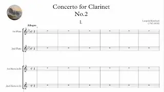 Leopold Kozeluch - Clarinet Concerto No. 2 (c. 1789)