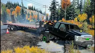 Snowrunner gameplay with Steering wheel 2025￼
