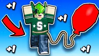 ROBUXLU BALONLA D&Uuml;NYANIN EN TEPESİNE &Ccedil;IKTIM! - Roblox