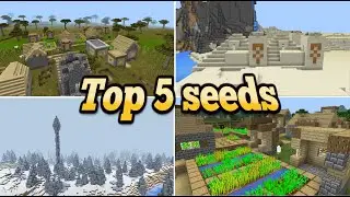 TOP 5 BEST SEEDS in MASTERCRAFT (Mastercraft village & Desert temple)