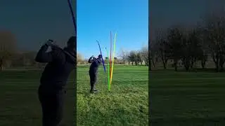 How to add golf ball tracer! Divot tracing is the best! #shorts #golf #trending #tracer