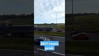 BR277 tr&acirc;nsito parado