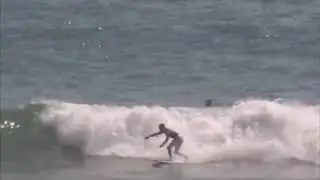 Kelly Slater first heat of the US open